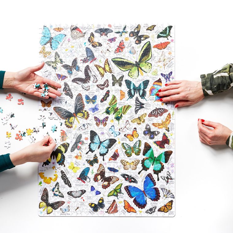 Puzzlove, CzuCzu, Motyle, puzzle, 1000 elementów