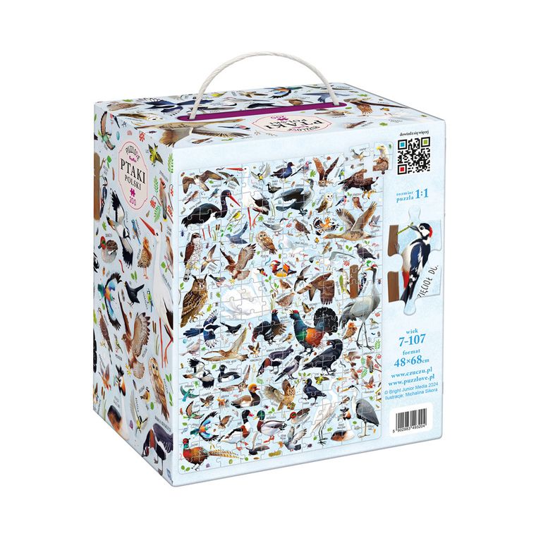 Puzzlove, CzuCzu, Ptaki Polski, puzzle, 200 elementów