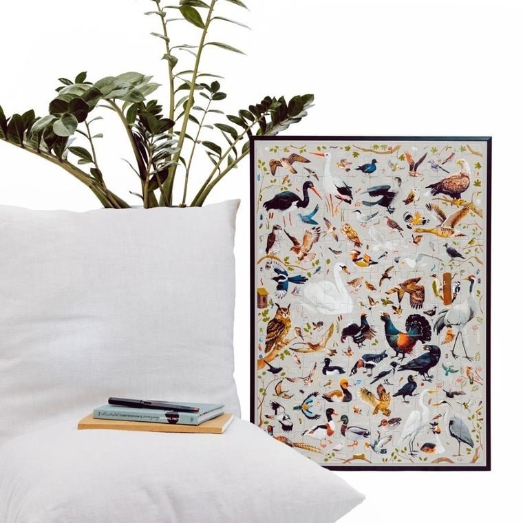 Puzzlove, CzuCzu, Ptaki, puzzle, 100 elementów