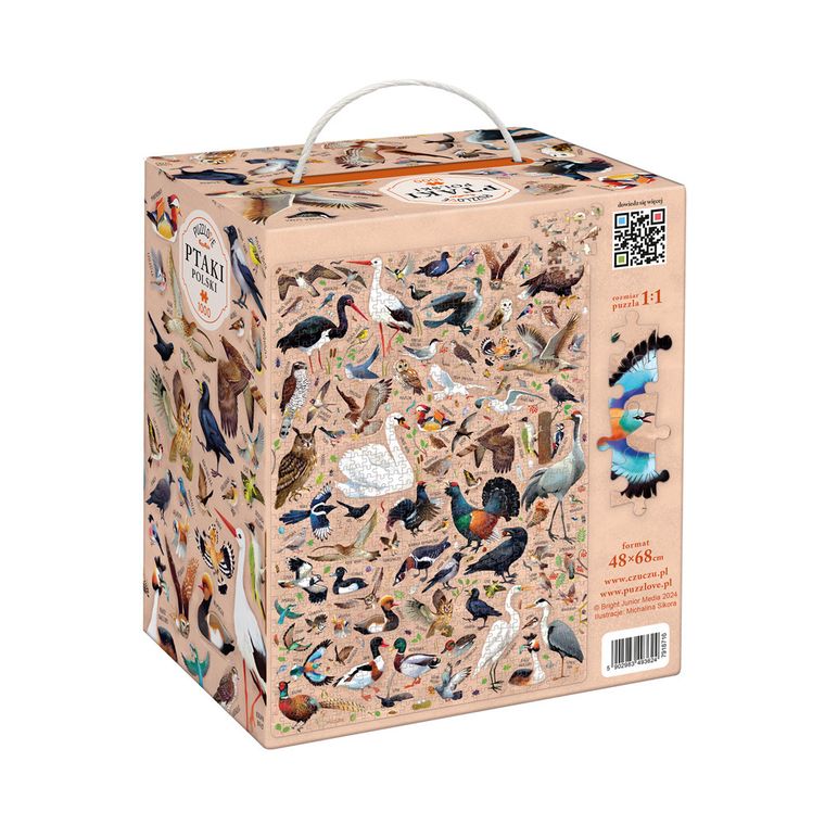Puzzlove, CzuCzu, Ptaki, puzzle, 1000 elementów