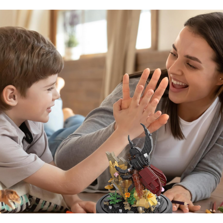 QBI, Duży Chrząszcz, klocki konstrukcyjne, 569 elementów