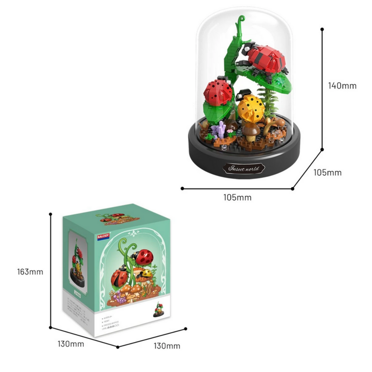 QBI, Kolorowe Biedronki, klocki konstrukcyjne, 461 elementów