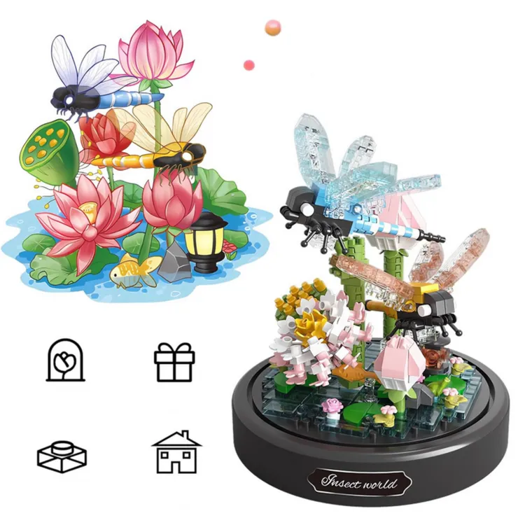 QBI, Tańczące Ważki, klocki konstrukcyjne, 500 elementów