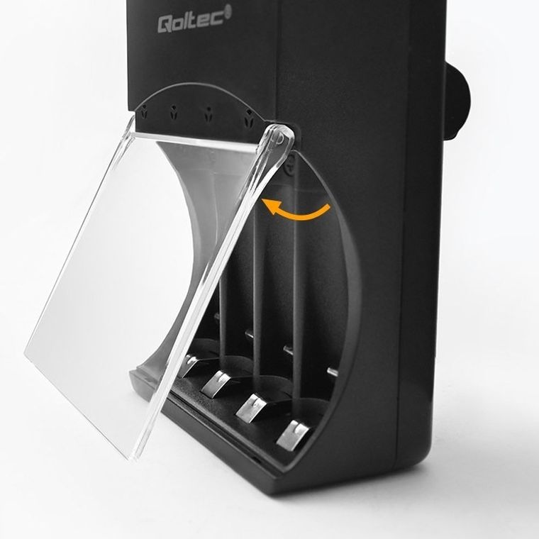 Qoltec, ładowarka do akumulatorków Ni-MH R03/AAA R06/AA, 300 mA