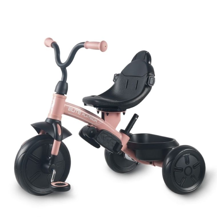 Qplay, Elite Platinum, rowerek 3-kołowy, Pink