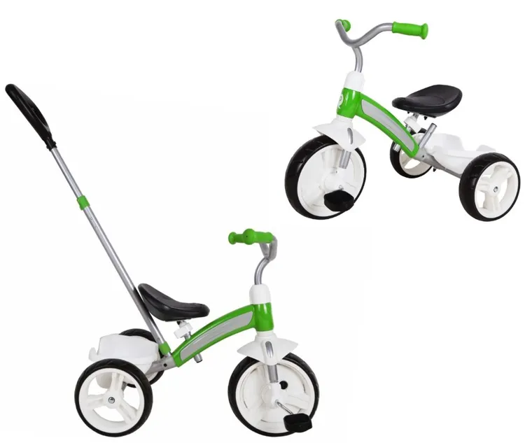 Qplay, Elite Plus, rowerek trójkołowy, Green