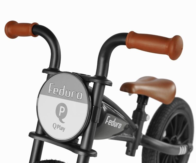 Qplay, Feduro, rowerek biegowy, Black