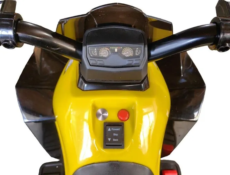 Quad Micron, pojazd na akumulator, żółty