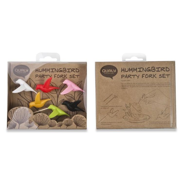 Qualy, Bird, zestaw wykałaczek, 10103-MX