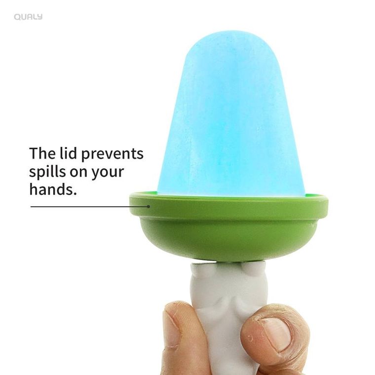 Qualy, Bunny, pojemnik do robienia lodów, 10434-GN-WH