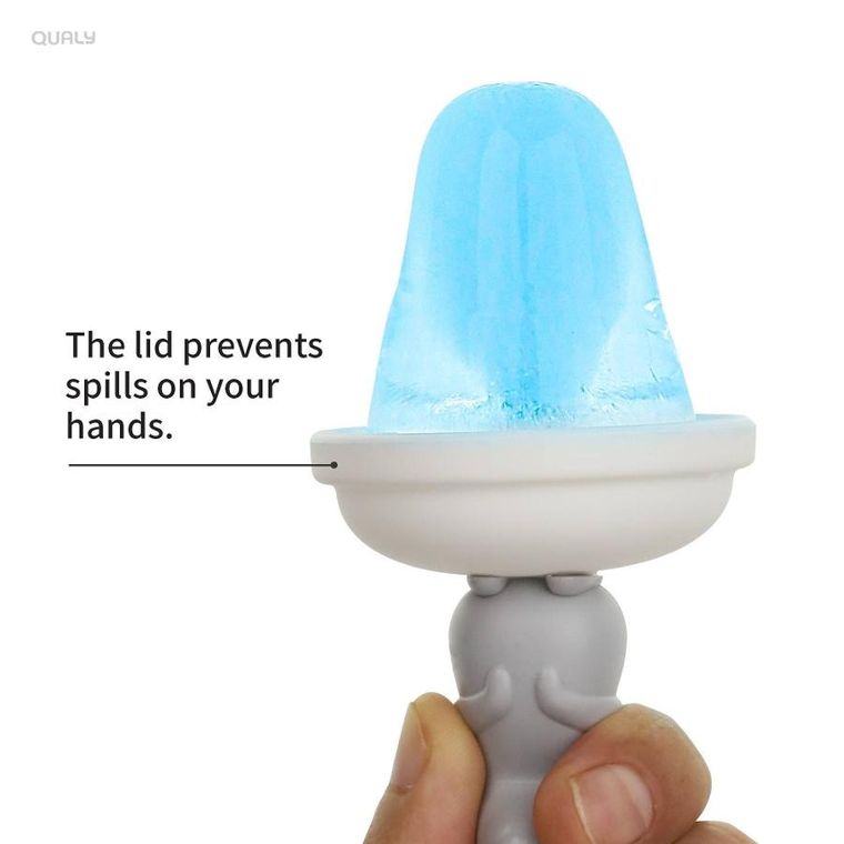 Qualy, Mouse, pojemnik do robienia lodów, 10435-WH-GY