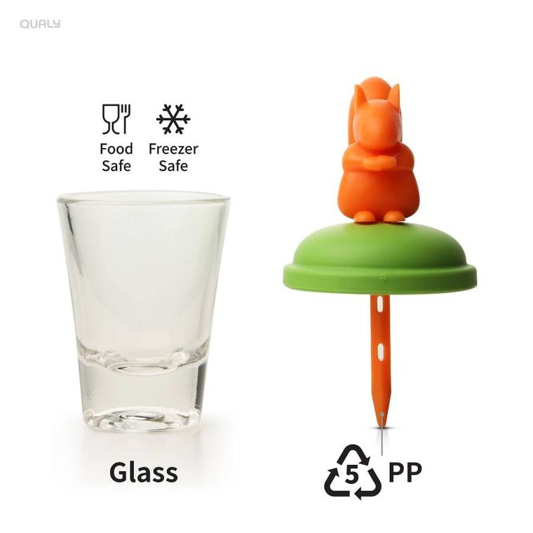 Qualy, Squirrel, pojemnik do robienia lodów, 10433-GN-OR