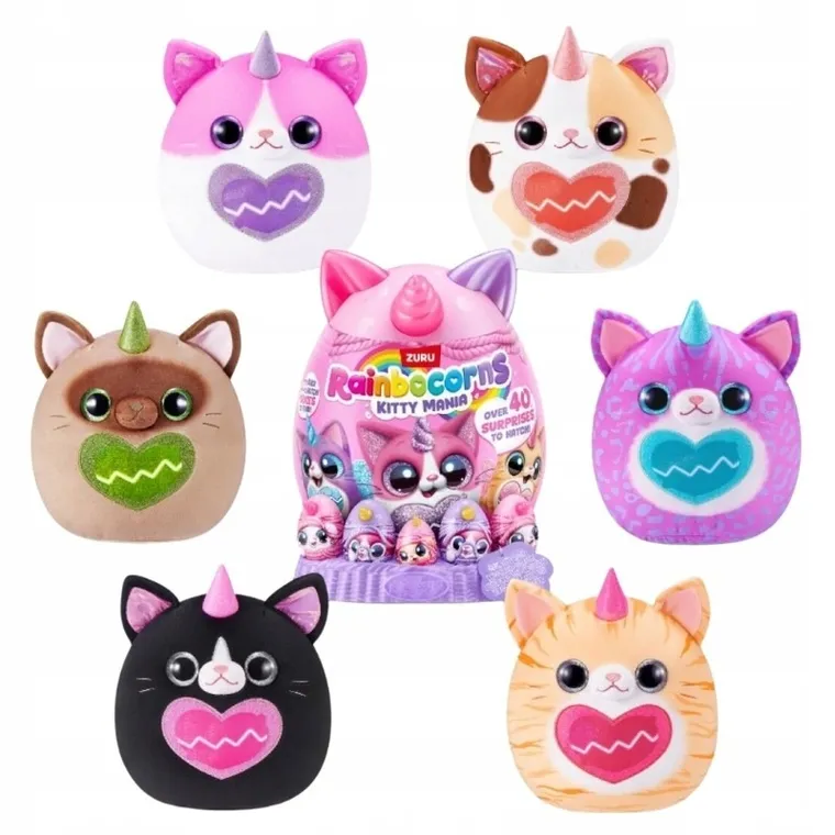 Rainbocorns, Eggzania, Surprise Mania! maskotka niespodzianka z akcesoriami, 1 szt.