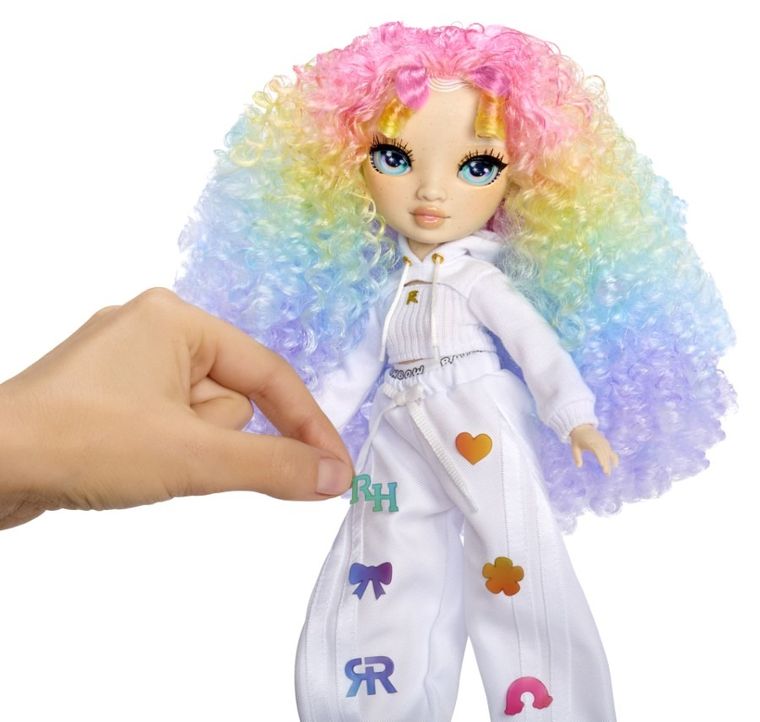 Rainbow High, Air Brush & Create, lalka modowa, Green Eyes