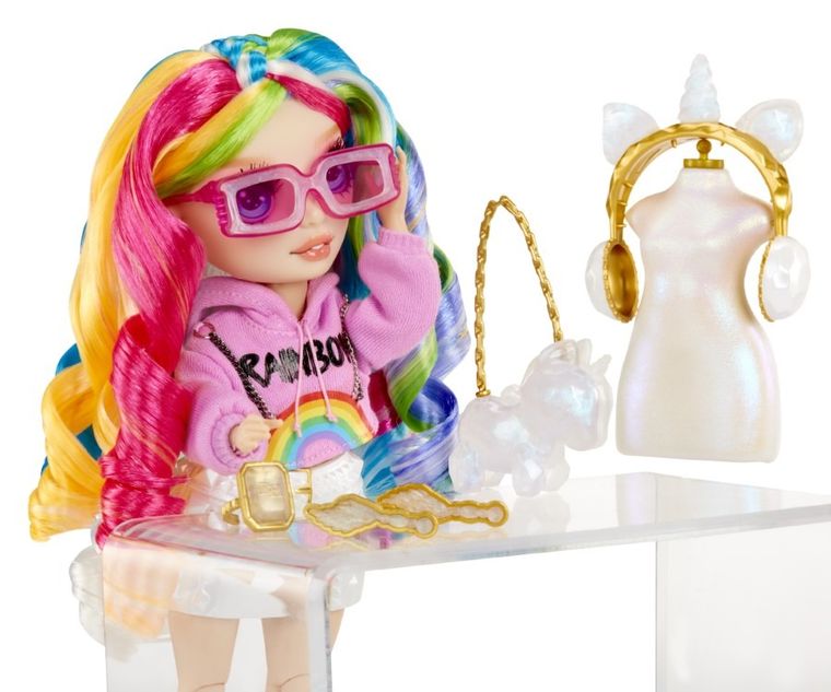 Rainbow High, Creative Crystals, Amaya, lalka modowa