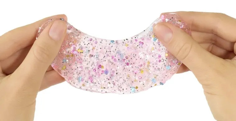 Rainbow High, Shimmers with Slime, Violet, lalka modowa z masą plastyczną