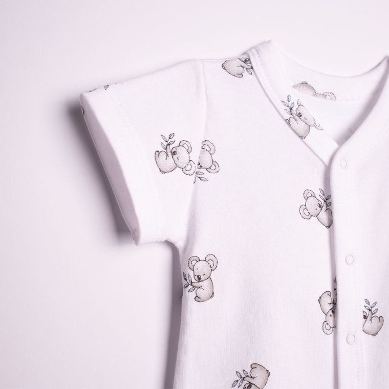 Rampers chłopięcy, biały, Nicol