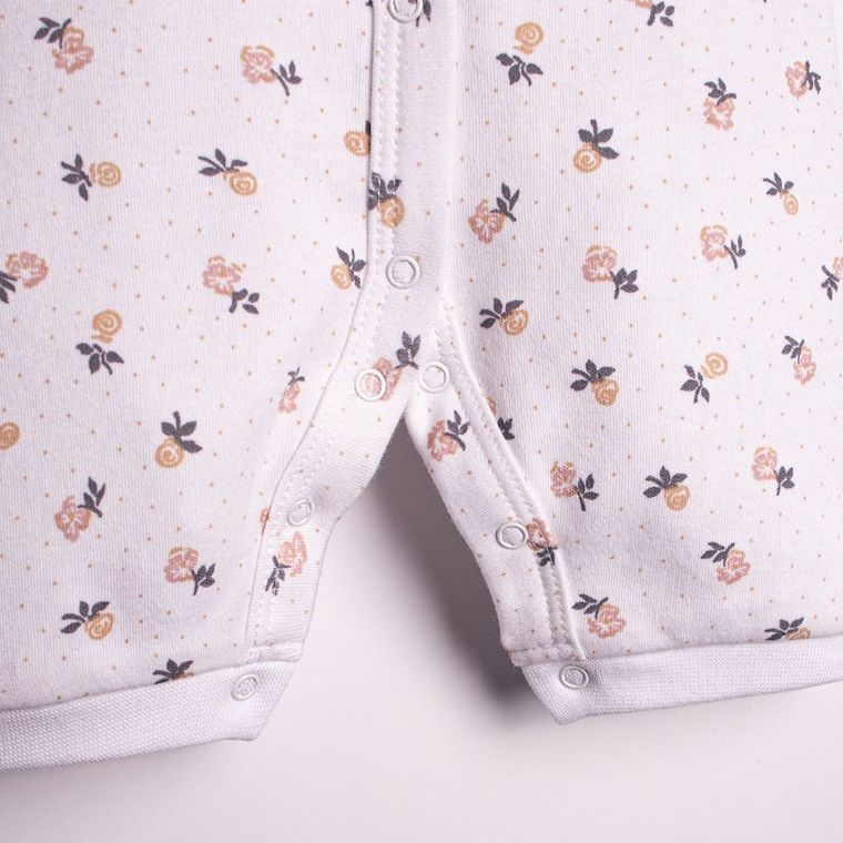 Rampers dziewczęcy, biały, Nicol