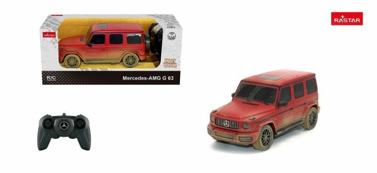 Rastar, Mercedes-Benz G63 AMG, pojazd zdalnie sterowany, 1:24
