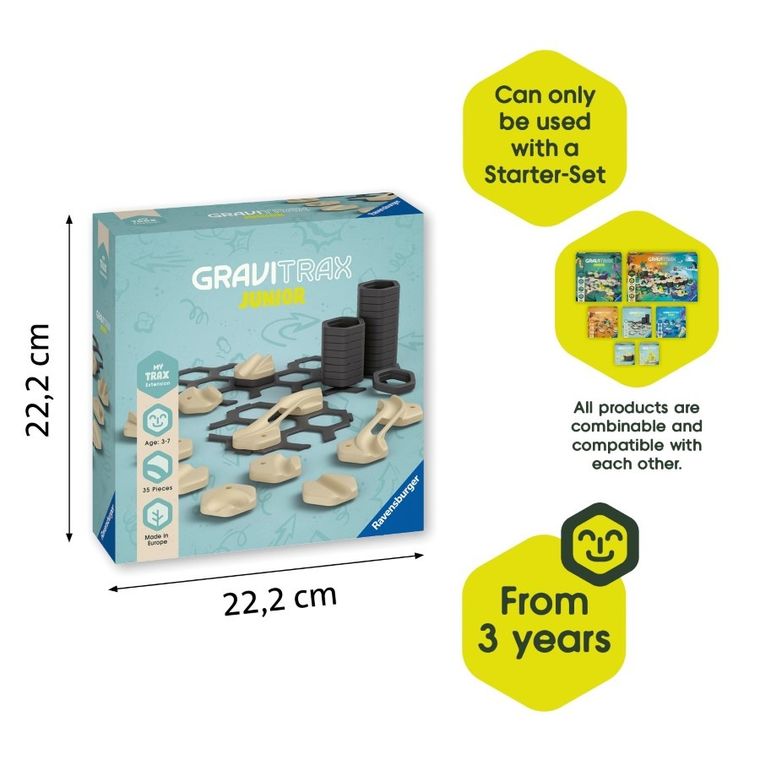 Ravensburger, GraviTrax Junior, Tory, zestaw uzupełniający