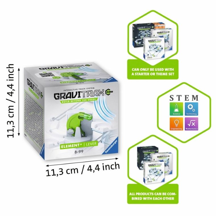 Ravensburger, GraviTrax Power, Kaskada, zestaw uzupełniający