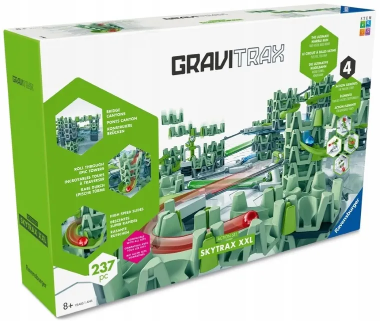 Ravensburger, GraviTrax, Skytrax XL, zestaw startowy