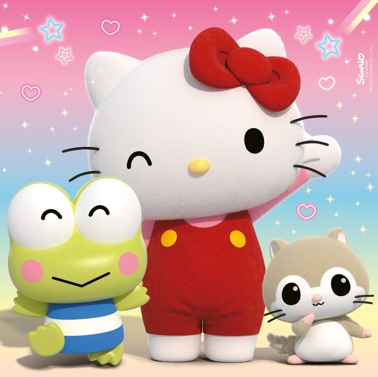 Ravensburger, Hello Kitty, puzzle, 3-49 elementów