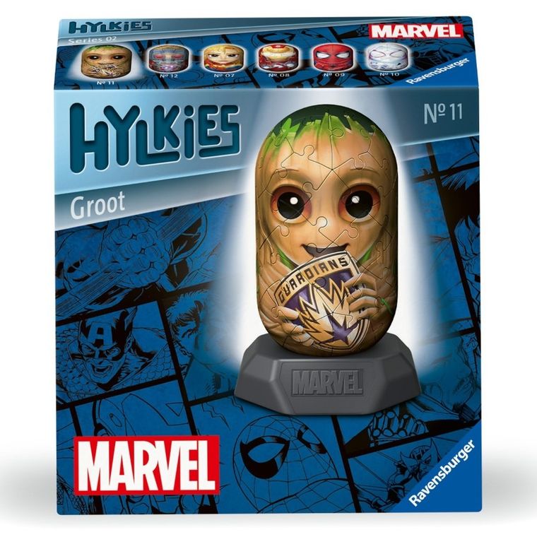 Ravensburger, Hylkies, Groot, puzzle 3D, 56 elementów