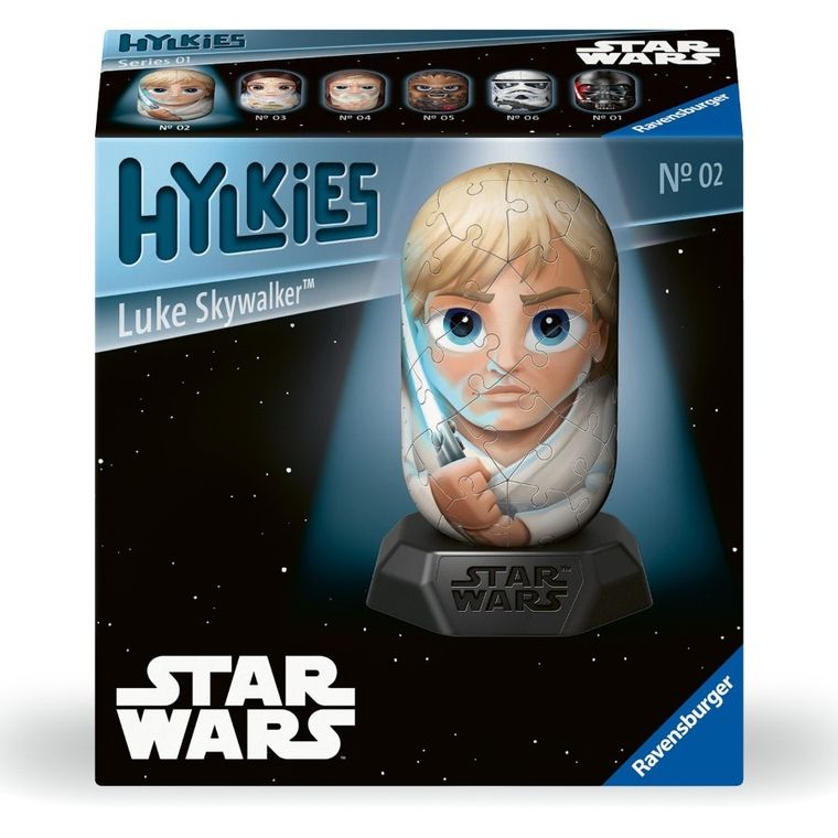 Ravensburger, Hylkies, Luke Skywalker, puzzle 3D, 56 elementów