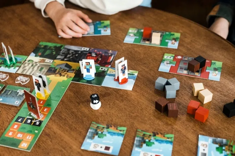 Ravensburger, Minecraft, Heroes of Village, Uratuj wioskę, gra familijna