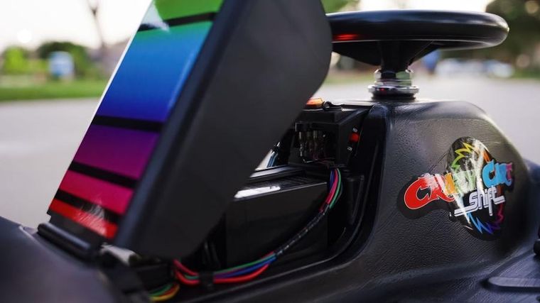 Razor, Crazy Cart Shift, pojazd na akumulator do driftu, czarny LED