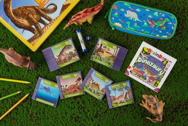 Rebel, BrainBox, Dinozaury, gra edukacyjna