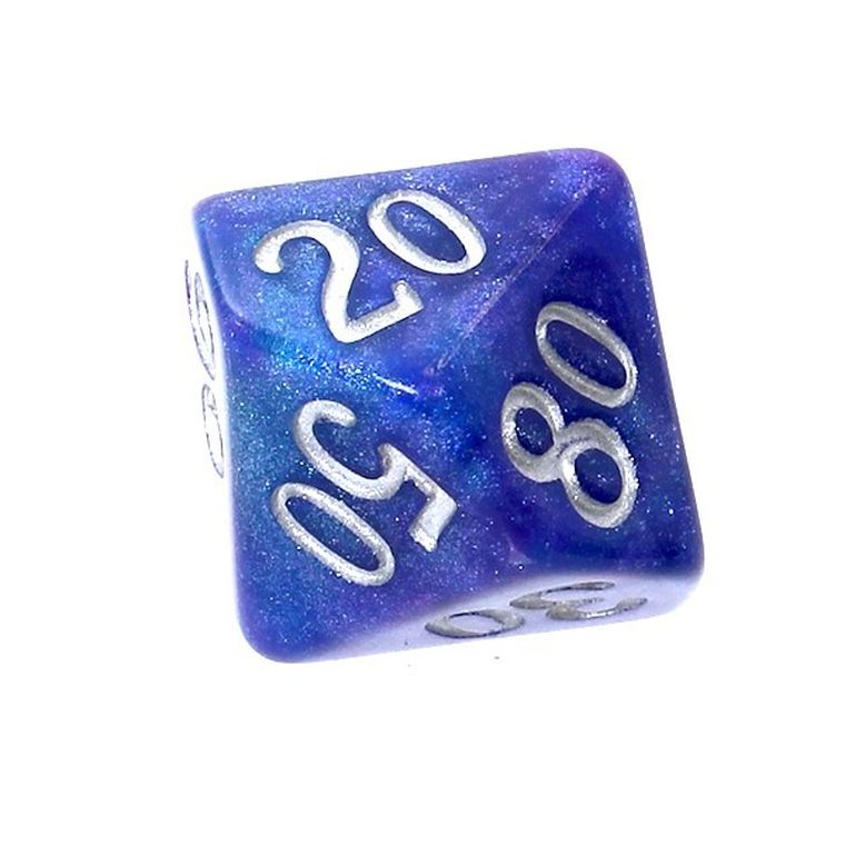 Rebel, komplet kości, akrylowe, Zmierzch