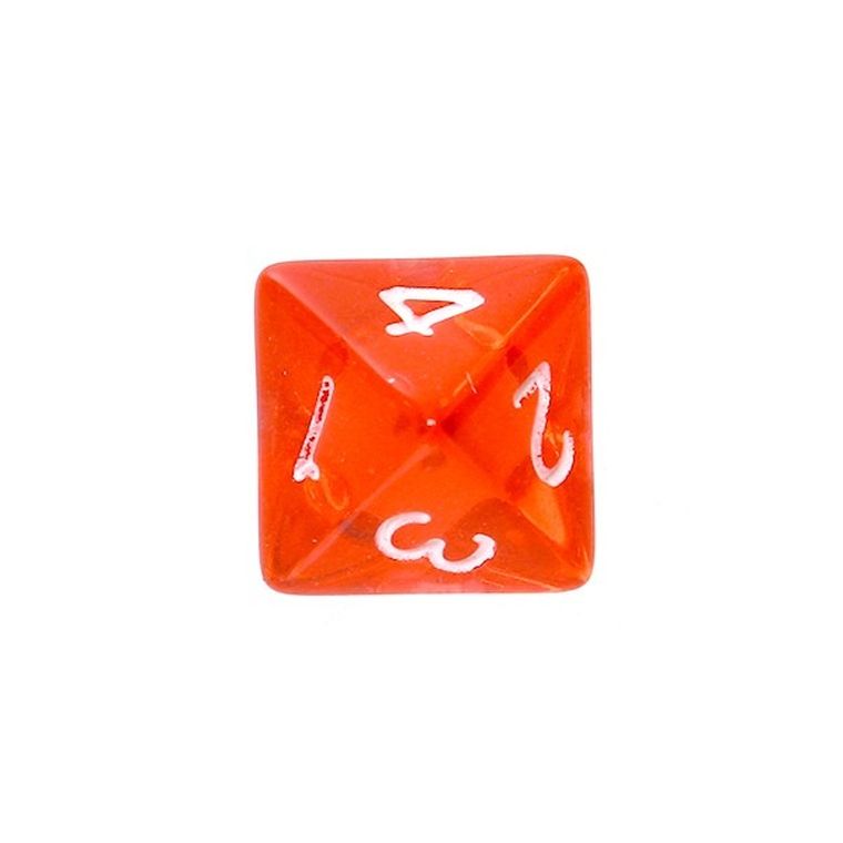 Rebel, komplet kości mini, kryształowe, czerwone