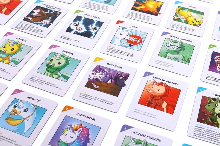 Rebel, Odjechane Jednorożce, gra karciana