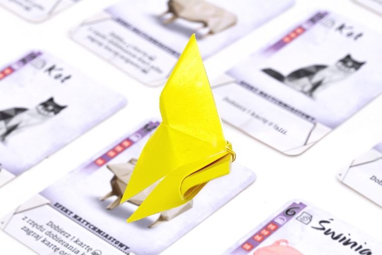 Rebel, Origami, gra karciana