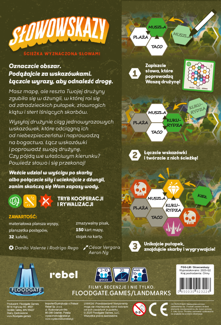 Rebel, Słowowskazy, gra towarzyska