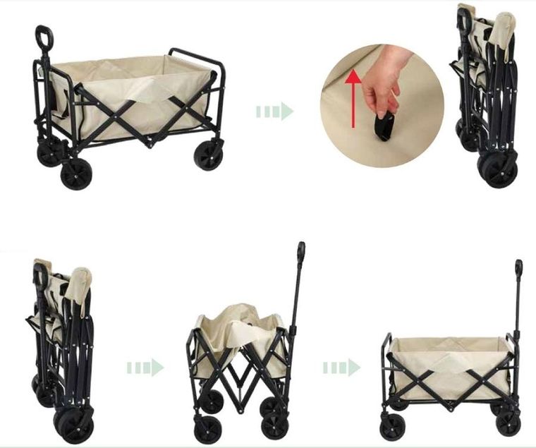 RedCliffs, wózek turystyczno-plażowy, składany, 71-50-48 cm