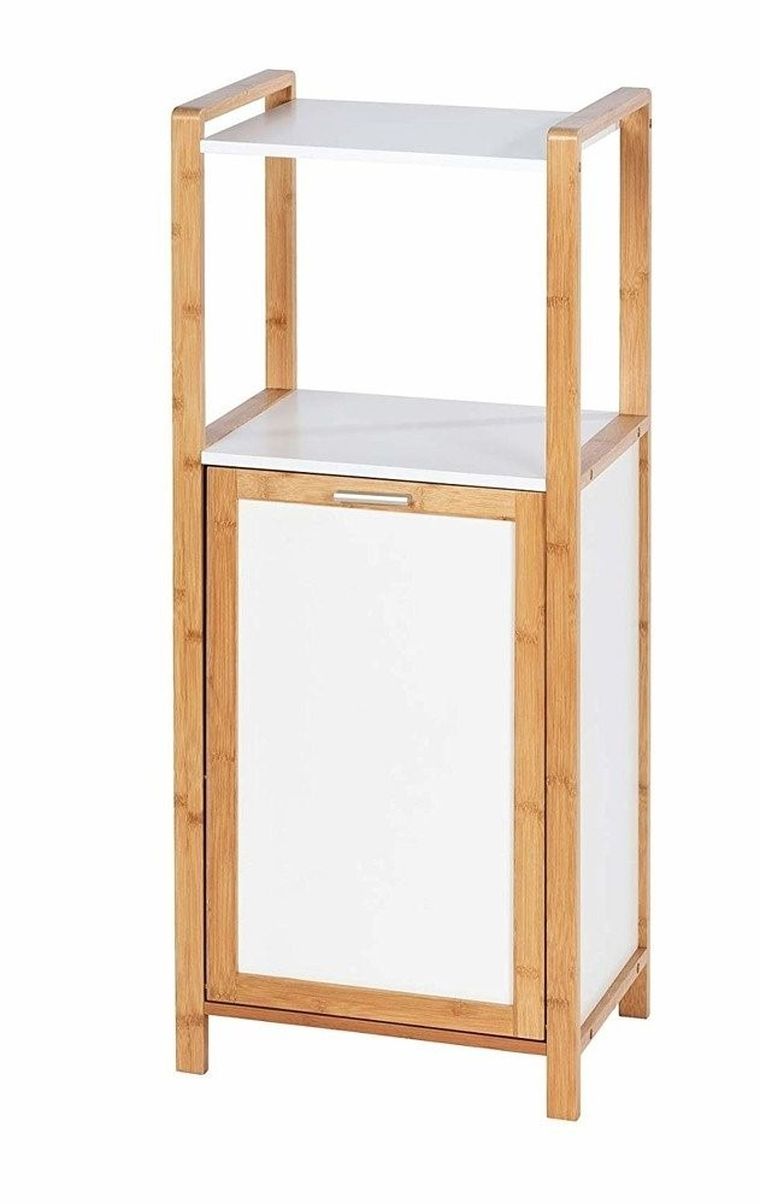 Regał z półką i koszem na pranie, Finja