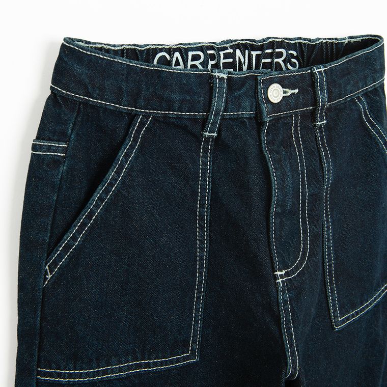 Regulowane jeansy z szeroką nogawką carpenter Cool Club