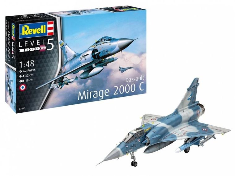 Revell, Dassault Mirage 2000c, model do składania, 1:48