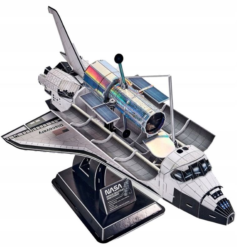 Revell, Prom kosmiczny Discovery, puzzle 3D, 126 elementów