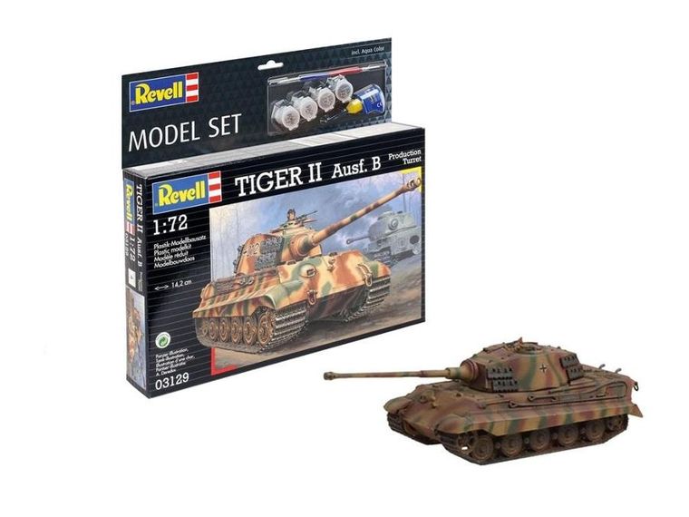 Revell, Tiger II Ausf. B, model do sklejania, 1:72