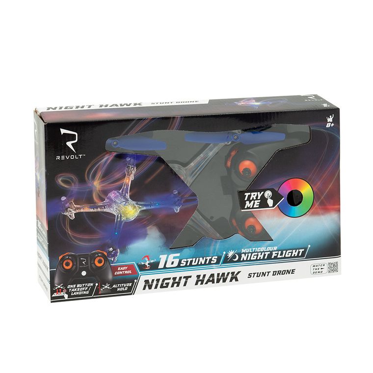 Revolt, NightHawk Stunt Drone RC, świecący dron zdalnie sterowany