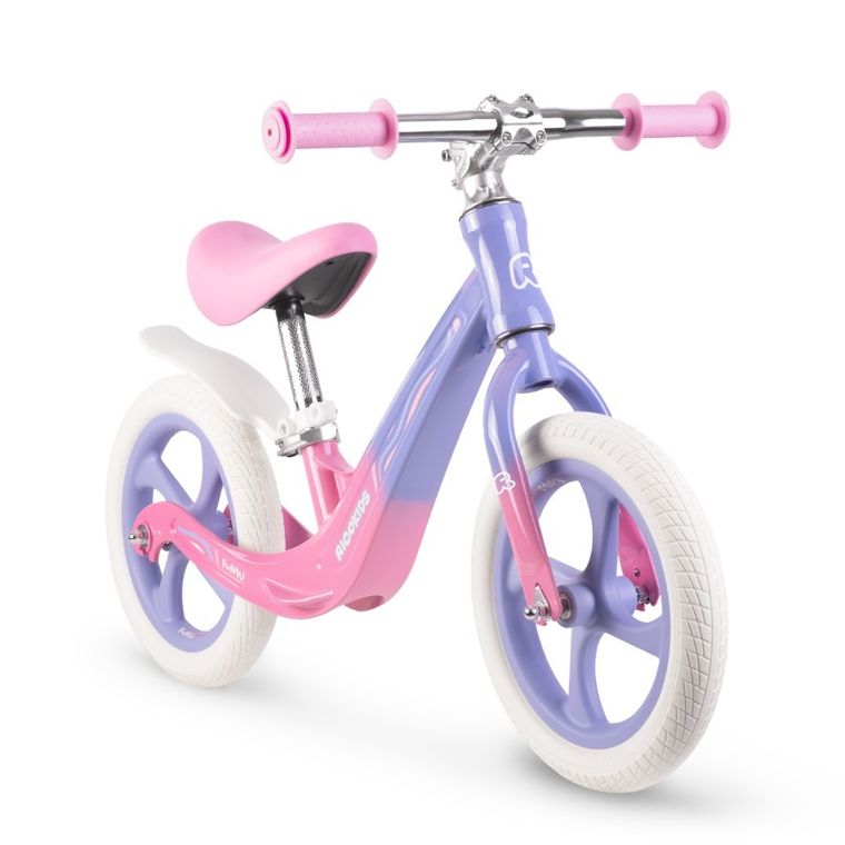 Ricokids, Funnu, rowerek biegowy dla dzieci, różowo-fioletowy