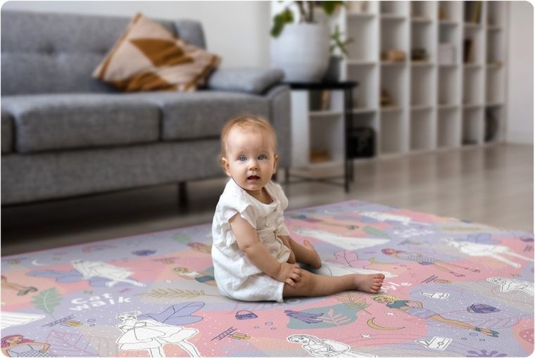 Ricokids, mata piankowa do kolorowania, 200-120-0,3 cm