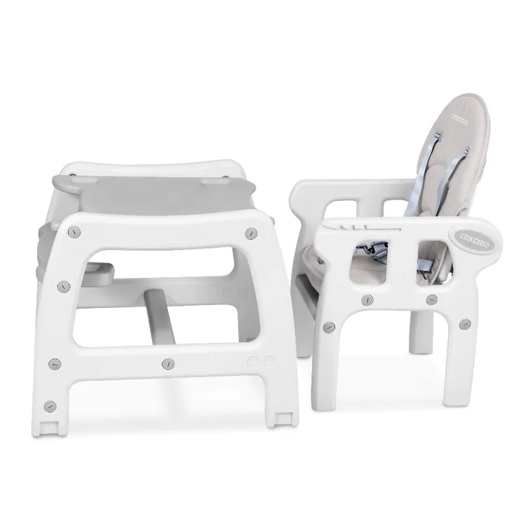 Ricokids, Sinco, krzesełko do karmienia, 5w1, szare