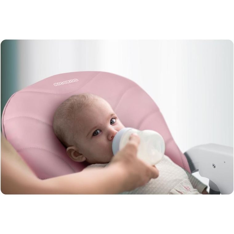 Ricokids, Tulo, krzesełko do karmienia, różowe