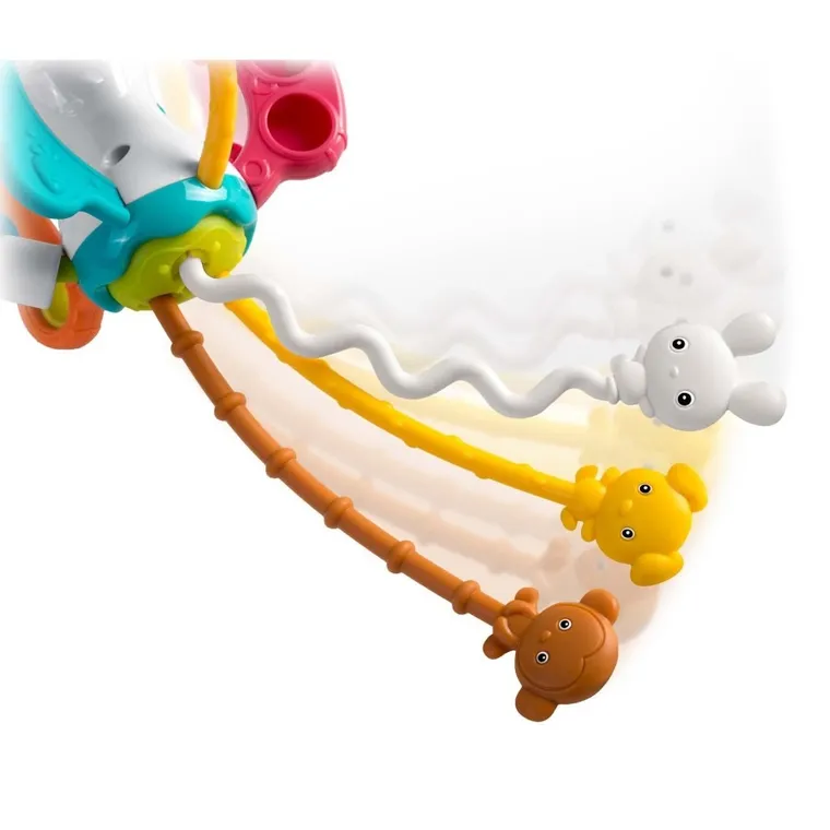 Ricokids, zabawka niemowlęca montessori ze sznurkami sensorycznymi, zwierzątka