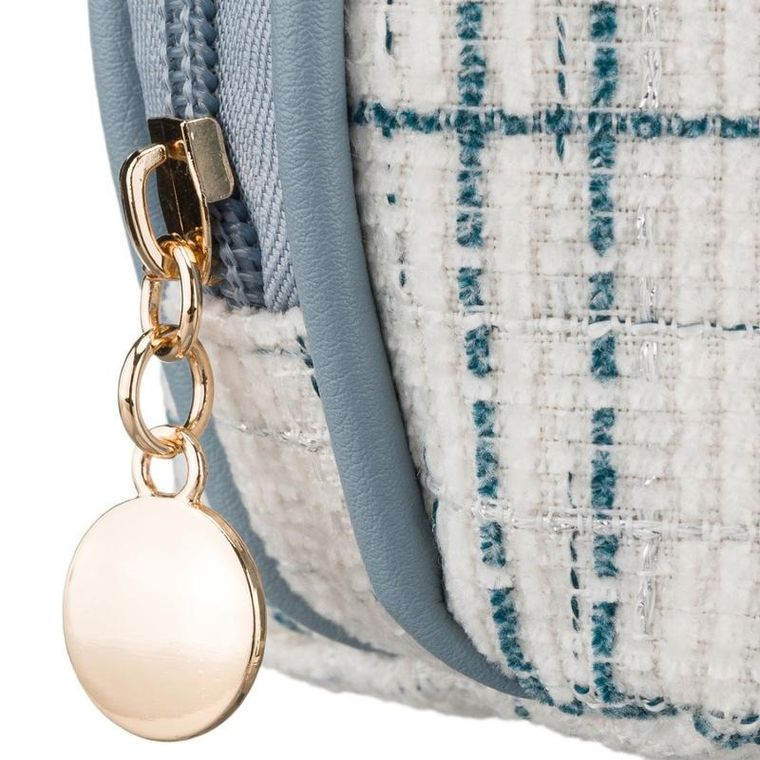 Rovicky, kosmetyczka, tkanina syntetyczna, 1-komorowa, niebieska